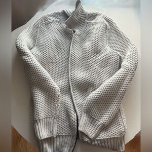 Seaward & Stearn London Full Zip Chunky Knit Sweater for Peter Elliott Size M